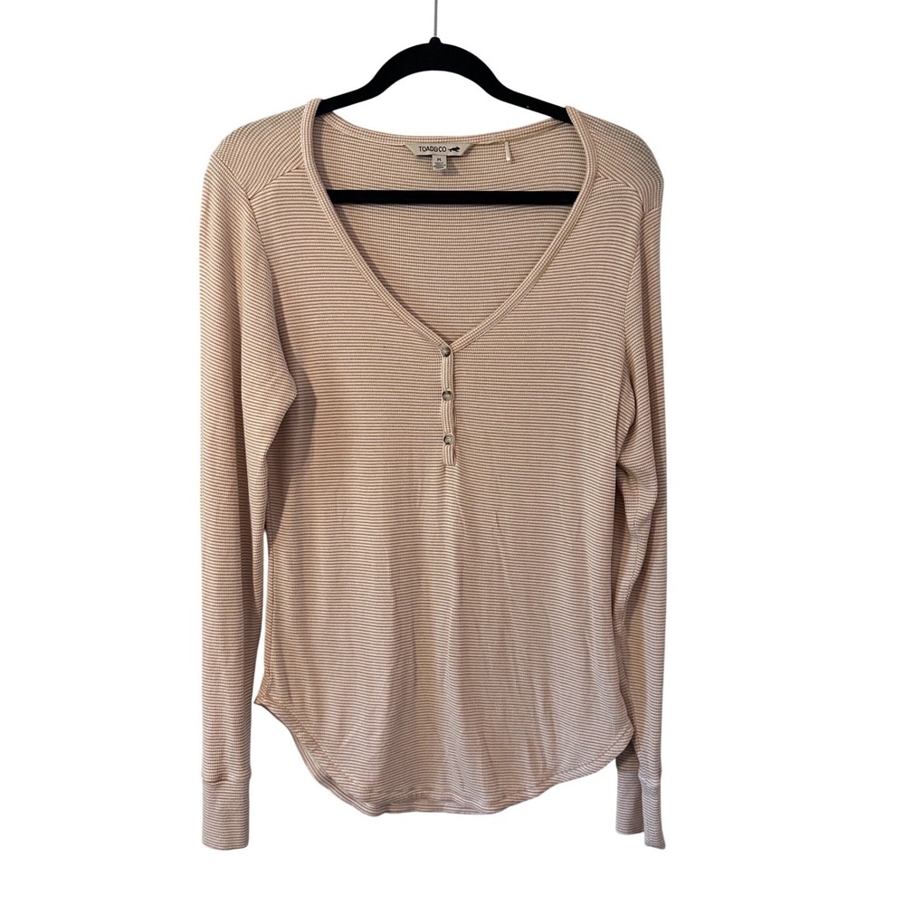 Toad&Co Women's Long Sleeve Henley - Cream